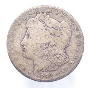 1892-O Morgan Silver Dollar