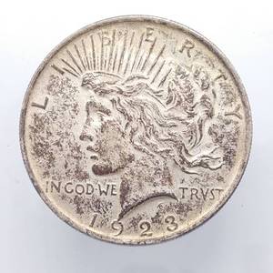 1923 Peace Silver Dollar