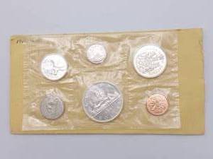 1961 Canada Proof-Like Mint Set, 80% Silver, 1.1 Troy Oz Actual Silver Weight
