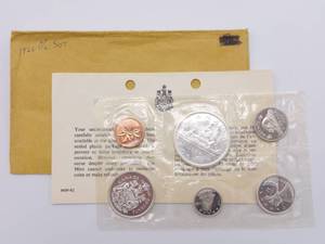1966 Canada Proof-Like Mint Set, 80% Silver, 1.1 Troy Oz Actual Silver Weight