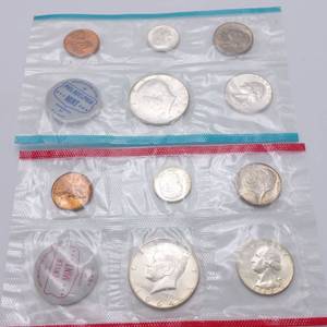 1964 P&D Mint Sets, 90% Silver