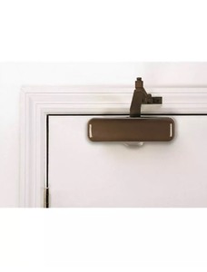 Heavy-Duty Brown Residential Door Closer.