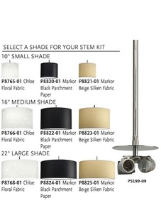 Progress Lighting Metal Brushed Nickel 3-Light Pendant Stem Kit