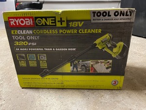 RYOBI ONE 18-Volt 320 PSI 0.8 GPM Cold Water Cordless Power Cleaner (Tool Only)