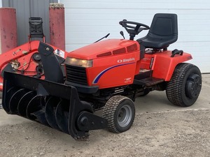 Simplicity Lawn Tractor With Snow Blower Package