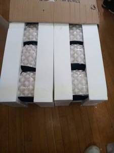 lot 91 image: Pineapple 12 in. x 10.5 Weathered White Resin Composite Planter by Southern Patio- set of 6
