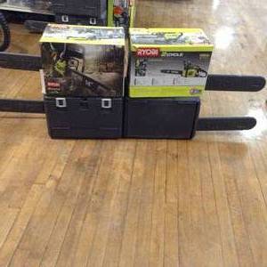 lot 15 image: Mixed lot of Ryobi chainsaws- mixed conditions