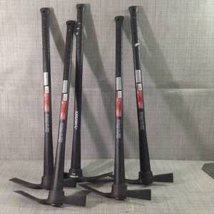 lot 22 image: 2.5 lb. Cutter Mattock by Husky- not used -set of 5