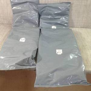 lot 36 image: Cambridge and Spring Haven CushionGuard Chili Patio Ottoman Slipcover by Hampton Bay- set of 4 - not used