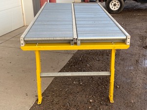 Lewco Heavy Duty Industrial Roller Table Set