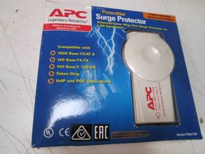 APC ProtectNet Surge Protector Ethe...