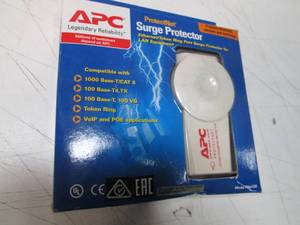 APC ProtectNet Surge Protector Ethe...
