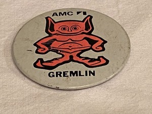 lot 119 image: Fun Vintage AMC Gremlin ButtonPinback
