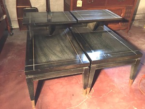 lot 158 image: 2 Vintage Lane Accent Tables