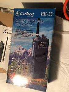 lot 180 image: Vintage Cobra Two Way Portable CB Radios In Original Box