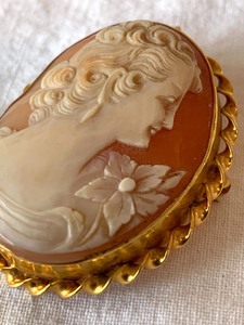 lot 220A image: Vintage 10K Shell Cameo