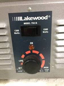 lot 317 image: Lakewood Electric Utility Heater