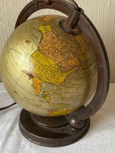 lot 249 image: Vintage Globe Table Lamp (as-s)