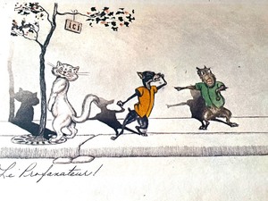 lot 278 image: Fun Vintage Print