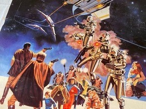 lot 281 image: Vintage Battlestar Galactica Poster