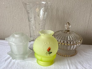 lot 230 image: Cambridge Glass Candle Holder and More