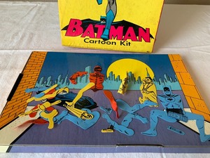 lot 193 image: Batman Cartoon Colorforms (1966)