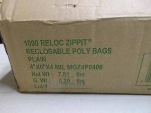 Reclosable Poly Bags