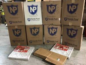 Pallet with assorted Furnace Filters  not used see pictures