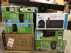 Lot of assorted Mailboxes various sizes models and conditions customer returns see pictures