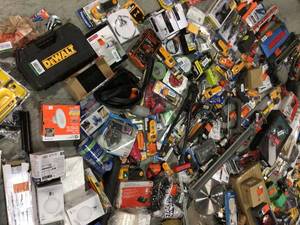 LOT OF TOOLS AND MISC ALL CUSTOMER RETURNS SEE PICS
