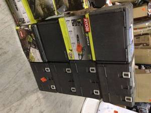 Lot of 16 Ryobi Gas Chainsaws used variuos sizes and conditions customer returns see pictures