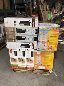 26 pieces of assorted Heaters Customer Returns See Pictures