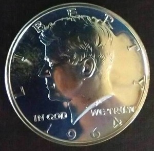 lot 23 image: 1964 Kennedy Proof Silver Half Dollar