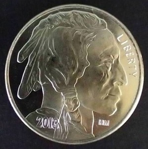 lot 25 image: 2015 Buffalo Silver Round