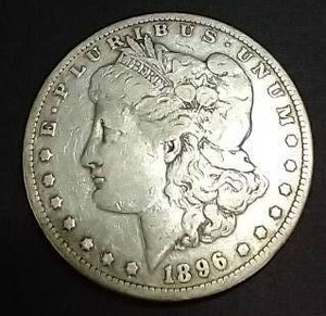 lot 35 image: 1896 Morgan Dollar