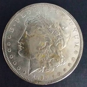 lot 51 image: 1890 Morgan Dollar