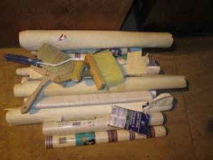 lot 237 image: Wallpaper Lot & Supplies