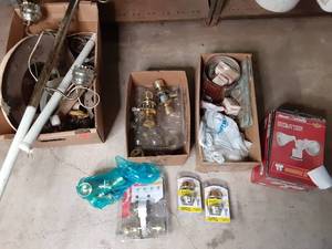 lot 35 image: OutdoorIndoor Lighting, Door Lock Kits, Hardware & More See Photos