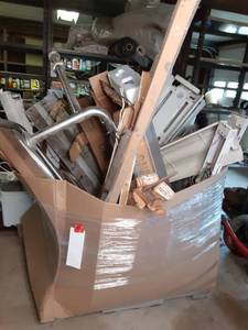 lot 36 image: Light Housings, Electrical Hardware, Steel Pieces, and Other Misc. Content See Photos