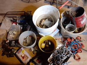 lot 93 image: Hardware (Screws, Nuts, Bolts, Locks, Wheels & More)