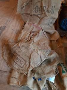 lot 127 image: Large Lot of Burlap Bags See Photos