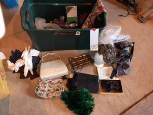 lot 135 image: Purses, Bowties, Wig, Scarves, Gloves See Photos