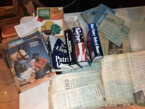lot 206 image: Vintage Magazines, Novels, 1930s & 1940s School Books, Vintage Newspapers (1973, 1974, 1976)