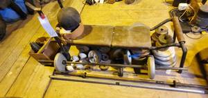 lot 169 image: Weight Bench With Weights, Ball Gloves & Bat