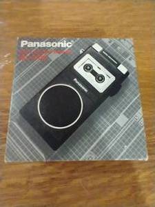 lot 50 image: Panasonic Mini Tape Recorder