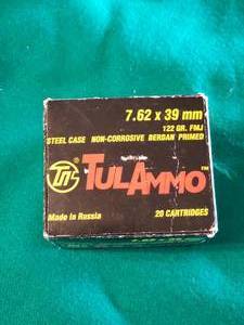 lot 29 image: TUL Ammo 7.62x39 mm