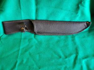 lot 10 image: Large Hunting Knife with Pouch