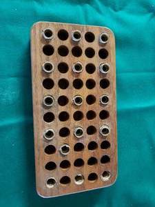 lot 46 image: 5 Wooden shell boards