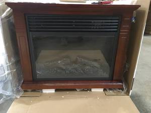 Comfort Glow QF4570R Mobile Quartz Electric Fireplace  Customer Returns See Pictures