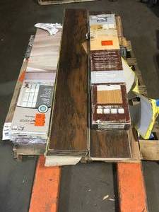 Mix lot of assorted Flooring Customer Returns See Pictures